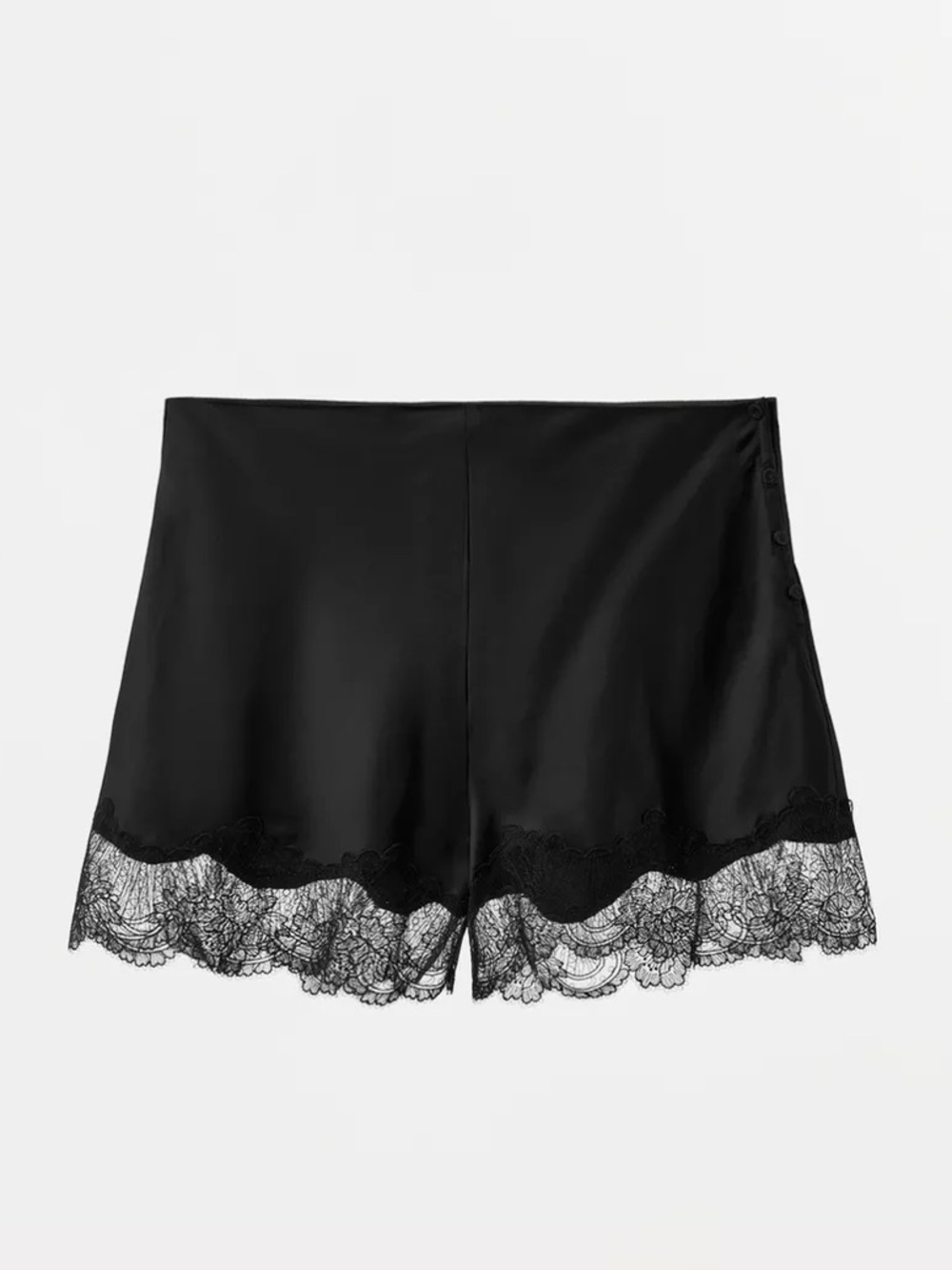 ZARA SATIN LACE SHORTS